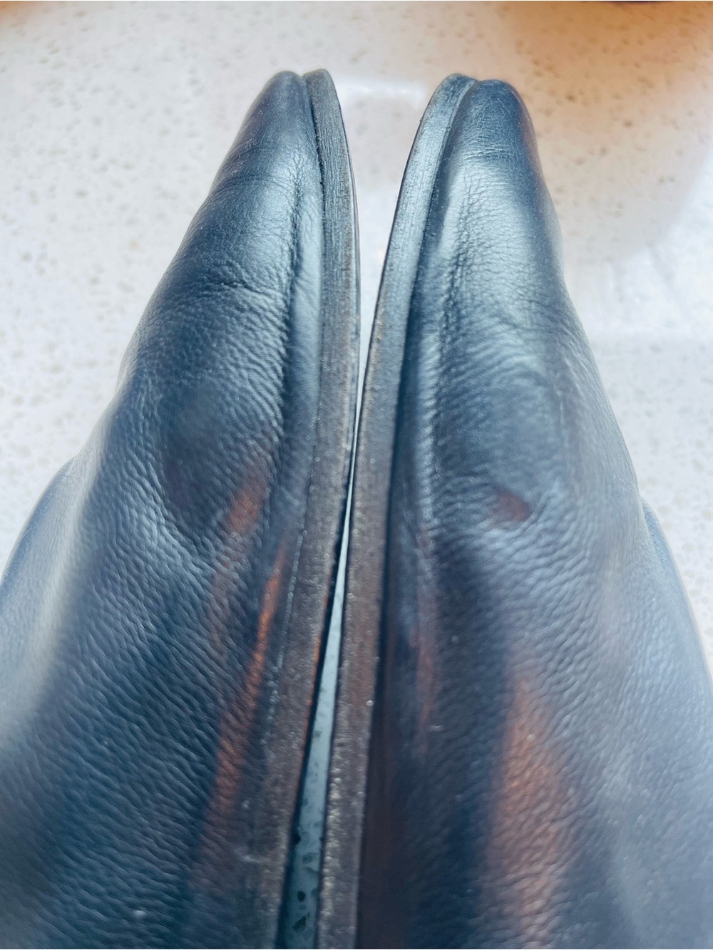 Marsèll Coltellaccio Black Leather Ballet Flats - Picture 7 of 10